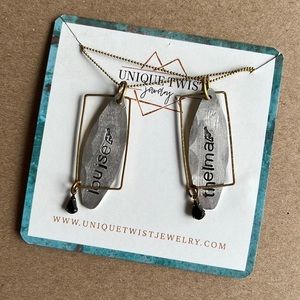 Personalized Thelma and Louise Partners in Crime Inspired Silver Charm  Keychain Set Custom Gift